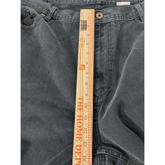 Sean John Mens Black Denim Jeans 48x28 Baggy Hip Hop Y2K Wide Straight Leg - Picture 8 of 16